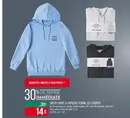 Match LEE COOPER Sweat-shirt à capuche femme offre