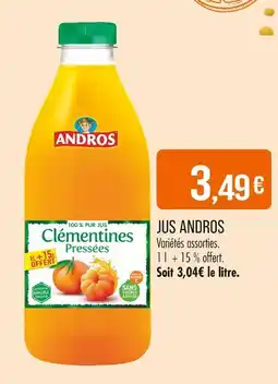 Match ANDROS Jus offre