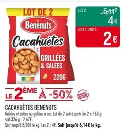 Match BENENUTS Cacahuètes offre
