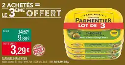 Match PARMENTIER Sardines offre