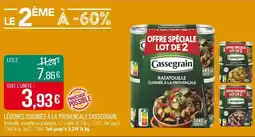 Match CASSEGRAIN Légumes cuisinés à la provençale offre