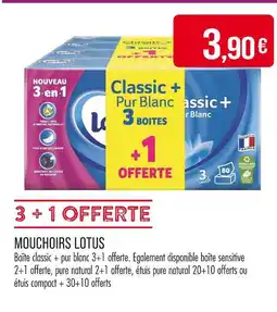 Match LI-OTUS Mouchoirs offre