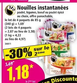 Norma TAO Nouilles instantanées offre