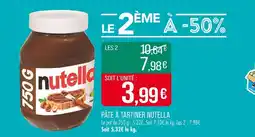Match NUTELLA Pâte à tartiner offre