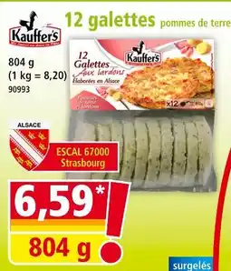 Norma Kauffer's 12 galettes pommes de terre offre