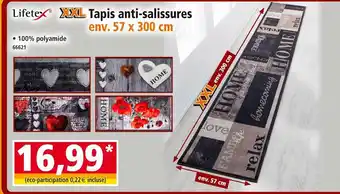 Norma Lifetex XXL Tapis anti-salissures offre