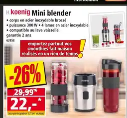 Norma H.koenig Mini blender offre