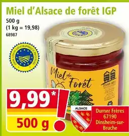 Norma Durner Frères 67190 Dinsheim-sur-Bruche Miel d'Alsace de forêt IGP offre