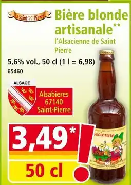 Norma La Saint Pierre Bière blonde artisanale offre
