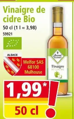 Norma Aromet Gourmet Vinaigre de cidre Bio offre
