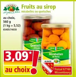 Norma Fraisal Quetsches d'Alsace offre