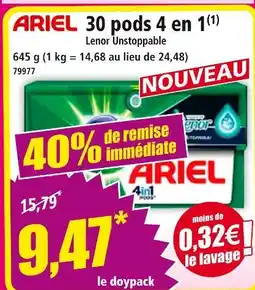 Norma ARIEL 30 pods 4 en 1(1) offre
