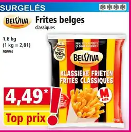 Norma Belviva Frites belges classiques offre
