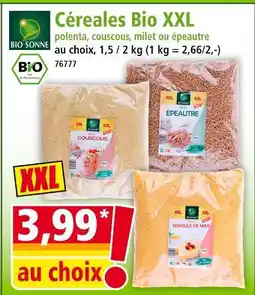 Norma Bio Sonne Céréales Bio XXL offre