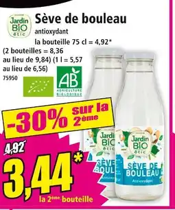Norma Jardin BIO étic Sève de bouleau offre