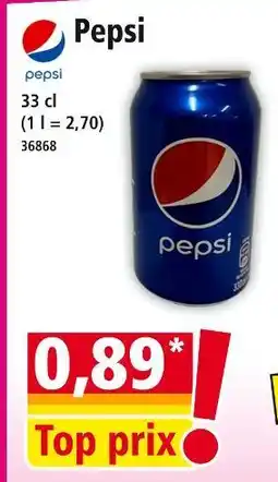 Norma Pepsi Pepsi offre