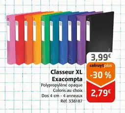 Colruyt Exacompta Classeur XL offre