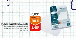 Colruyt Exacompta Fiches Bristol offre