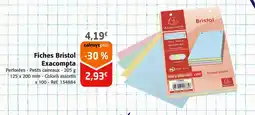 Colruyt Exacompta Fiches Bristol offre