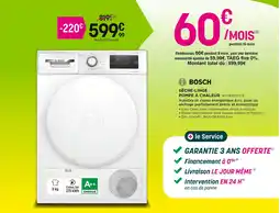 Pulsat Bosch Sèche-linge pompe à chaleur offre