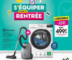 Pulsat Electrolux Lave-linge Aspirateur sac offre