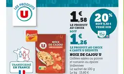 Super U U Noix de cajou U offre