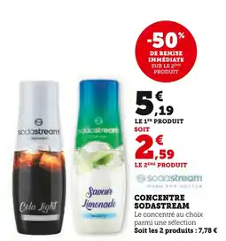 Super U SODASTREAM Concentré offre