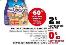 Super U Coraya Petits coraya avec sauce offre