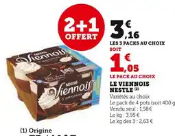 Super U NESTLÉ Le Viennois offre