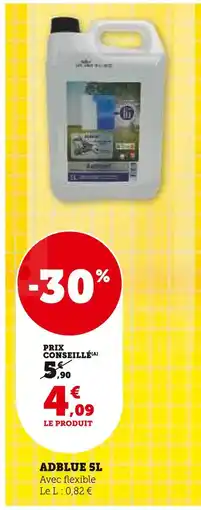 Super U Adblue 5l offre