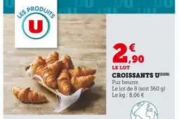Super U U Croissants offre