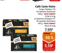 Colruyt CARTE NOIRE Café offre