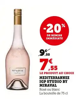 Super U Miraval Mediterranee igp studio by miraval offre