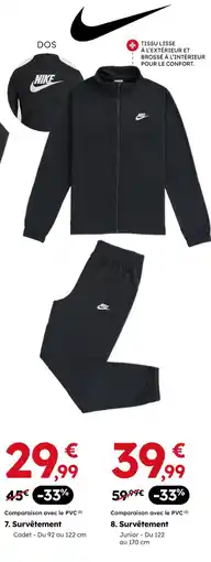 Sport 2000 NIKE Survêtement Cadet offre