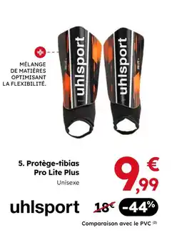 Sport 2000 UHLSPORT Tibias Pro Lite Plus : offre