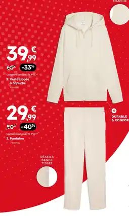 Sport 2000 Puma Veste zippée à capuche femme offre