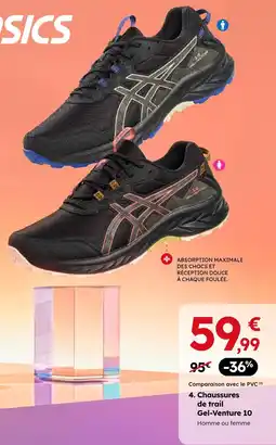 Sport 2000 ASICS Chaussures de trail Gel-Venture 10 offre