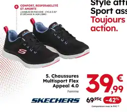 Sport 2000 SKECHERS Chaussures multisport Flex Appeal 4.0 offre