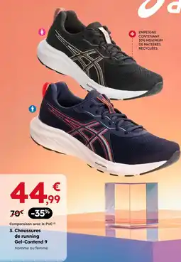 Sport 2000 ASICS Chaussures de running gel-contend 9 homme ou femme offre