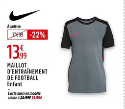Intersport Nike Maillot d’entraînement de football enfant offre