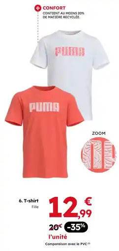 Sport 2000 PUMA T-shirt Fille offre