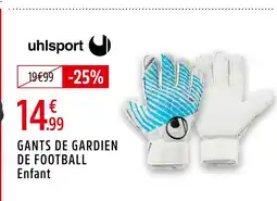 Intersport UNHLSPORT Gants de gardien de football offre