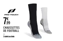 Intersport PRO TOUCH Chaussettes de football offre