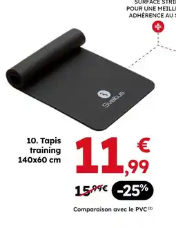 Sport 2000 Sveltus Tapis training 140x60 cm offre