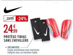 Intersport Nike Protège-tibias sans chevillère offre