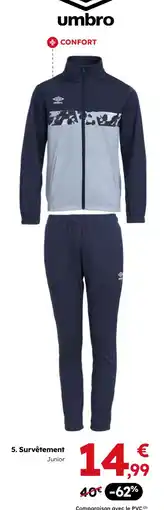 Sport 2000 UMBRO Survêtement offre