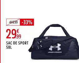 Intersport UNDER ARMOUR Sac de sport 58L offre