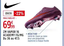 Intersport NIKE ZM Vapor 16 Academy FG/MG offre