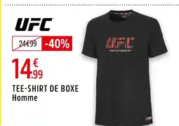 Intersport UFC Tee-shirt de boxe Homme offre