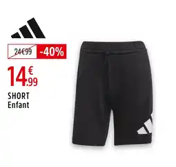 Intersport ADIDAS Short enfant offre